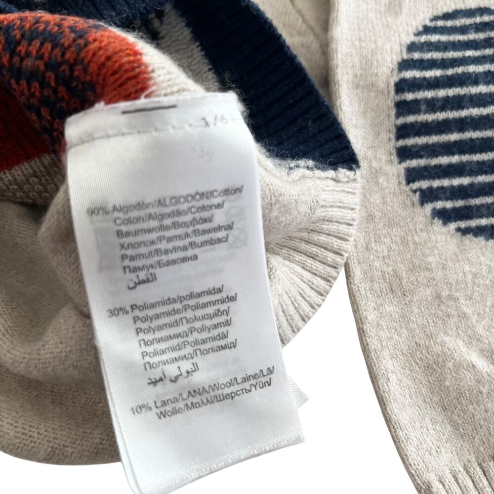 Mayoral Boys Tan argyle Wool Blend Sweater size 18 months - Picture 4 of 5
